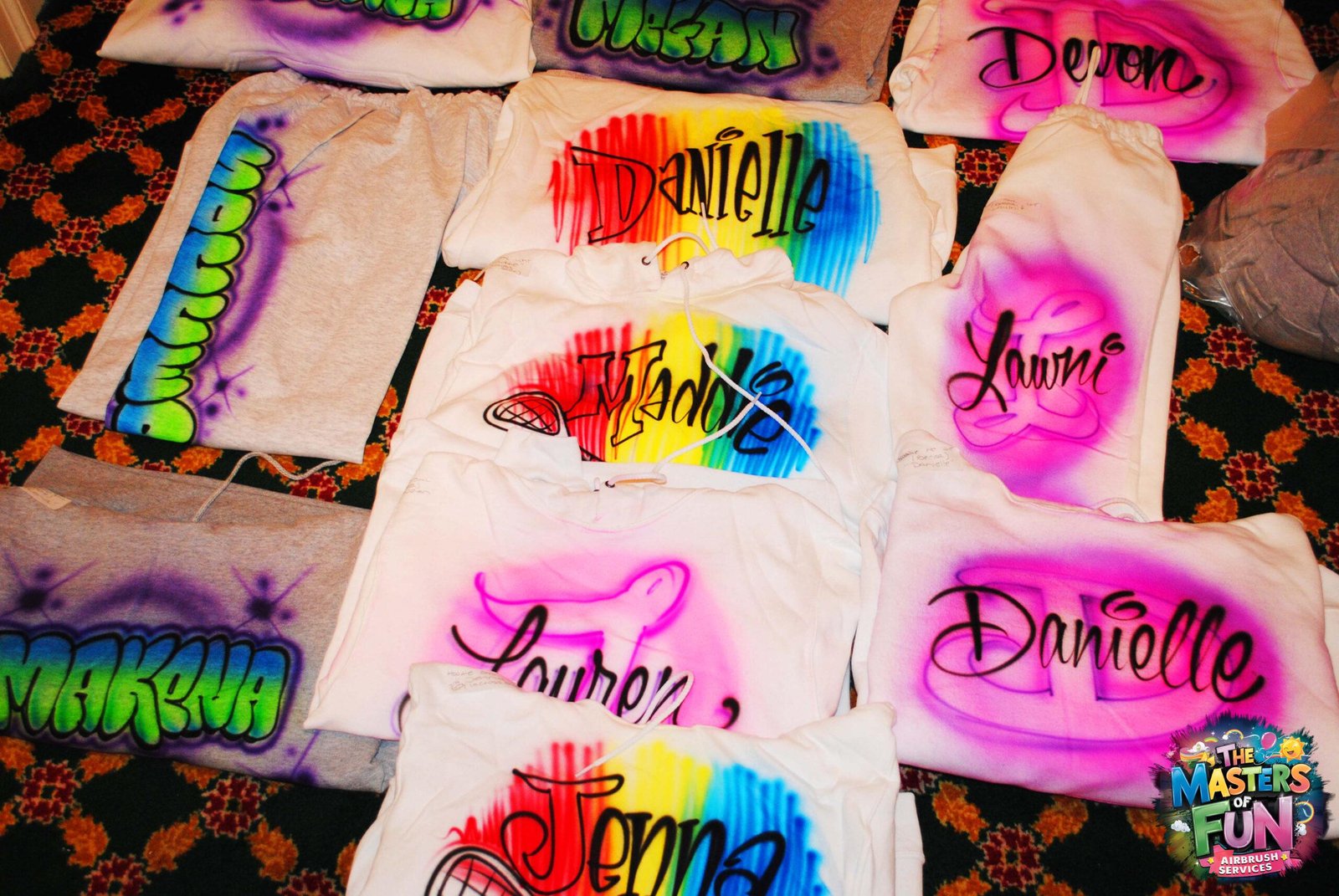 Airbrush Sweatshirts and Sweatpants